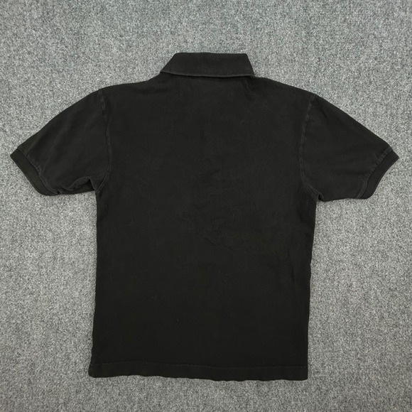 Lacoste Polo Mens Size 5 Black Short Sleeve Shirt Crocodile Logo France Made - Picture 4 of 10